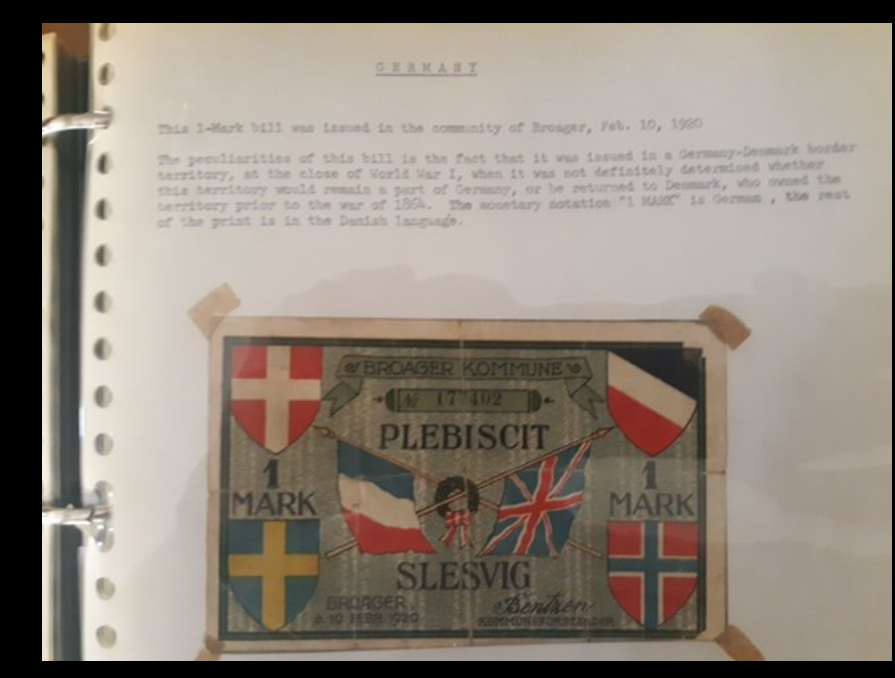 Denmark-Germany territory.Southern Denmarks  Broager pennsula.  Writing is in  Danish