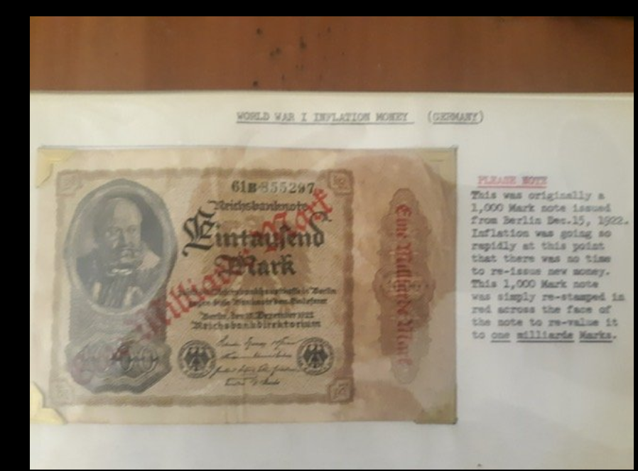 a re-valued 100 million Mark note.  Originally a 1000 Mark note.